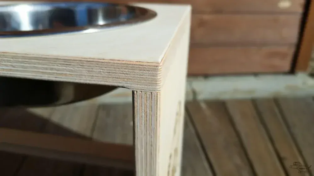 stojan dvou-miskový standardní s lištou