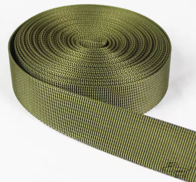 Popruh 40 mm - olivová