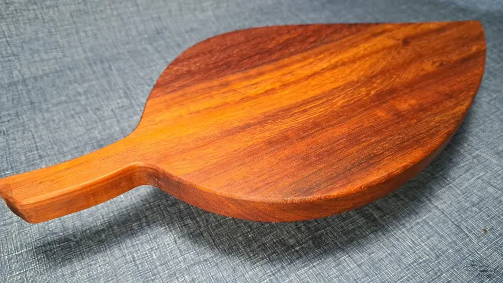 podnos list padouk 40 x 16 x 3 cm