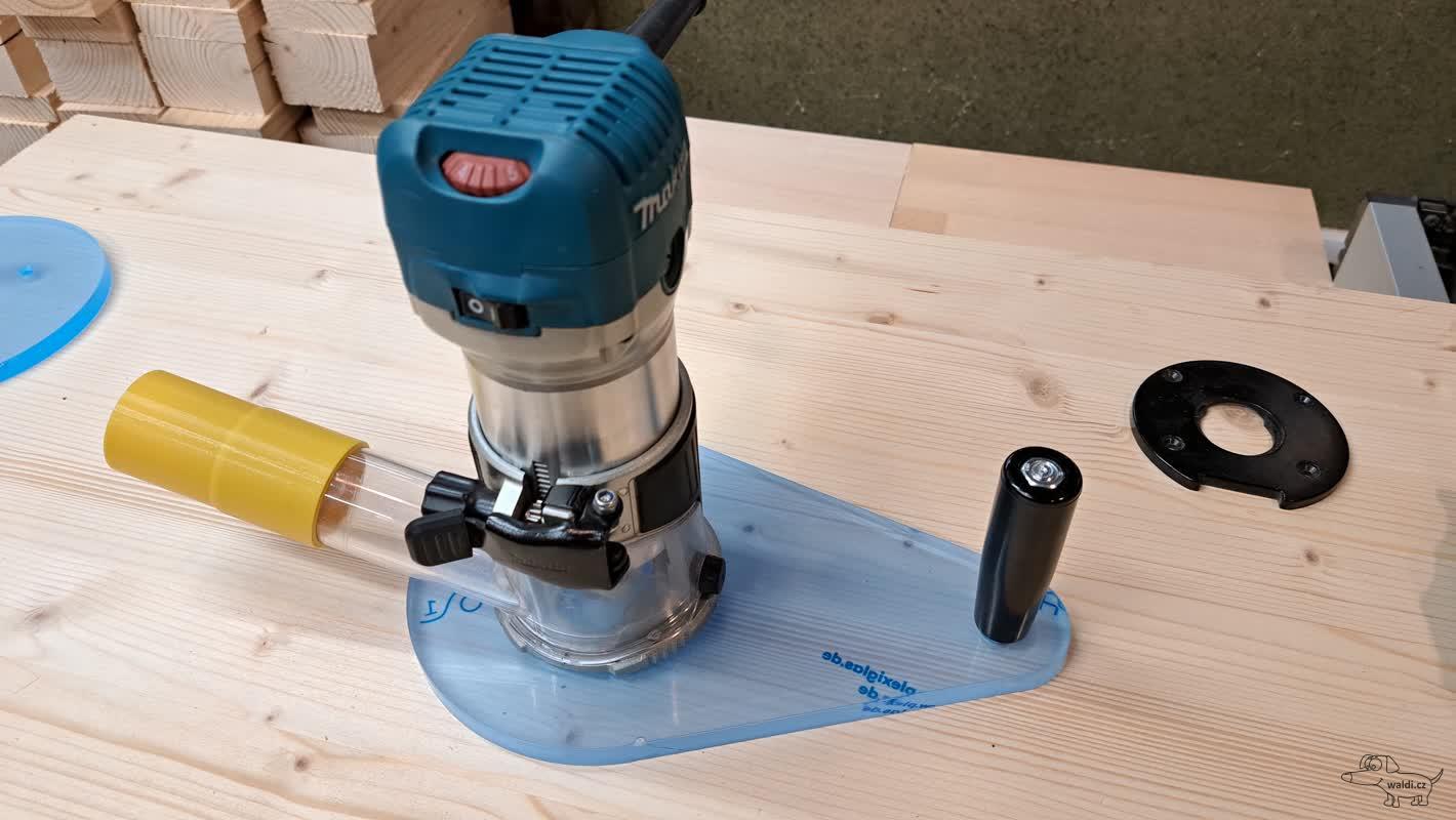 Základna Makita RT0700C avokádo s rukojetí 250 mm