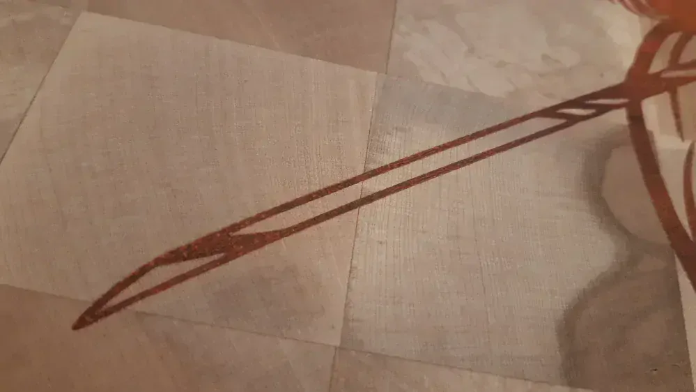 Prkénko samurajka - příčně skládané (inlaid end grain) javor a padouk 40x27x4 cm
