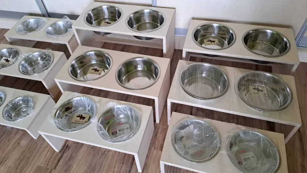 stojan dvou-miskový standardní