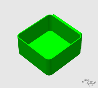 Box do držáku 100 x 100 x 50 mm