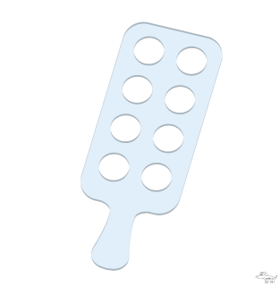 šablona podnos na panáky 01